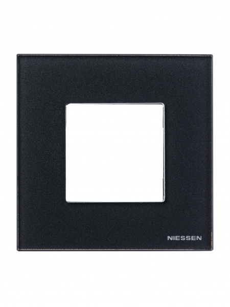 ABB NIE Zenit Стекло графит Рамка 1-я 2 мод