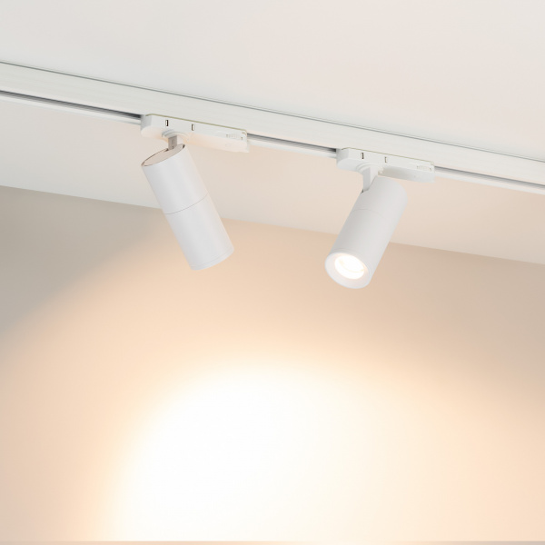 Arlight Светильник LGD-ARTEMIS-TRACK-4TR-R55-12W Warm3000 (WH, 8-80 deg, 230V, DALI) (IP20 Металл, 5 лет)