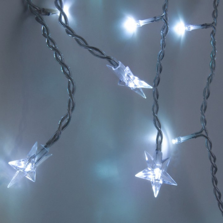 Гирлянда бахрома 1,8*0,5 м IP20 100-002 белый Eurosvet 100-002