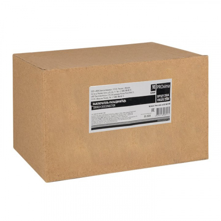 EKF PROxima Выключатель-разъединитель ВР32У-35В71250 250А 2 направ.с д/г камерами съемная левая/правая рукоятка MAXima