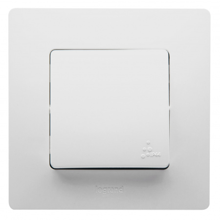 Legrand Etika Белый Выключатель/Переключатель IP44 10А