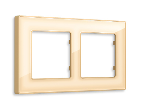 Рамка ALFA Arctic (Шампань Стекло органическое) 2-ая AF580602