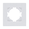 Рамка 1-постовая, белый Kollinger Eleganz Plex EP1WH