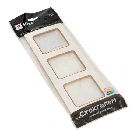 EKF PROxima Стокгольм Белый Линия шампань Рамка 3-ая