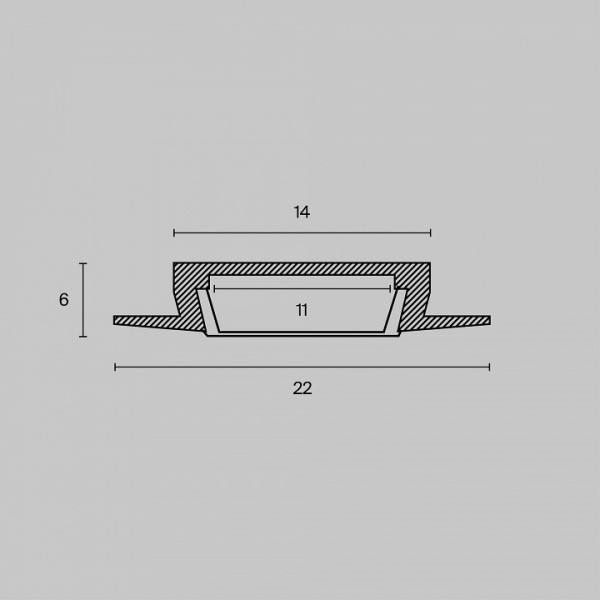 Профиль ALM004S-2M ALM004S-2M Maytoni Алюминиевый профиль Профиль ALM004S-2M ALM004S-2M Maytoni Алюминиевый профиль