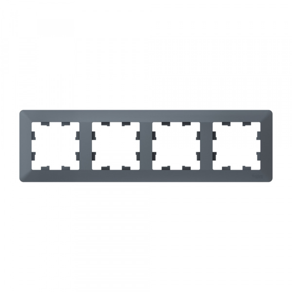 Systeme Electric AtlasDesign Air Грифель/дымчатый черный Рамка 4-ая Systeme Electric AtlasDesign Air Грифель/дымчатый черный Рамка 4-ая