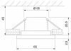 Встраиваемый точечный светильник 15272/LED Elektrostandard 15272/LED a056030