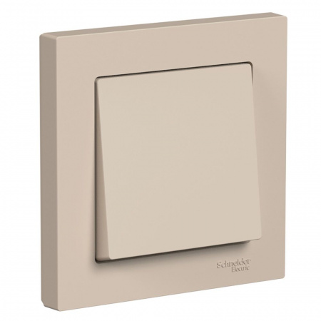 SE AtlasDesign Песочный Выключатель 1-клавишный,сх.1, 10АХ, в сборе