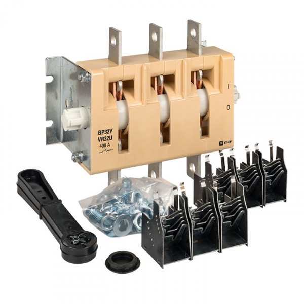 EKF PROxima Выключатель-разъединитель ВР32У-37А31220 400А 1 направ. с д/г камерами несъемная левая/правая рукоятка MAXima