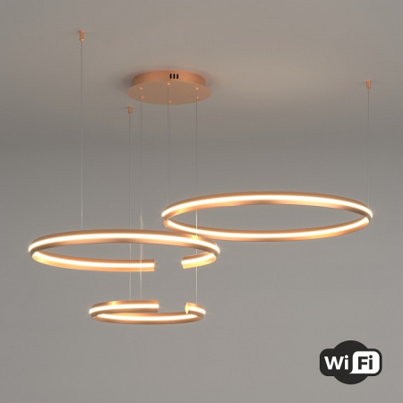 Умный подвесной светильник 90280/3 золото Eurosvet Gap