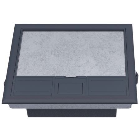 Donel Лючок ревизионный в пол 8 мод., крышка ABS + гальванизированная стальная вставка