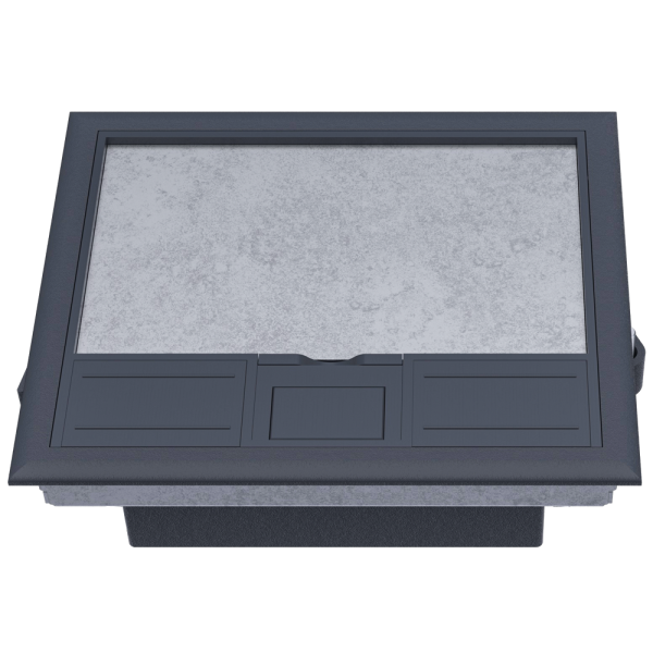 Donel Лючок ревизионный в пол 8 мод., крышка ABS + гальванизированная стальная вставка