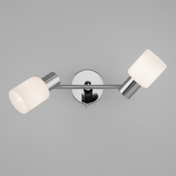 Настенный светильник с плафонами 20089/2 хром Eurosvet Corso