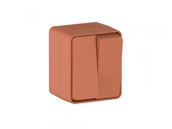 Systeme Electric AtlasDesign Profi54 Наруж Терракотовый Выключатель 2-клавишный 10 АХ