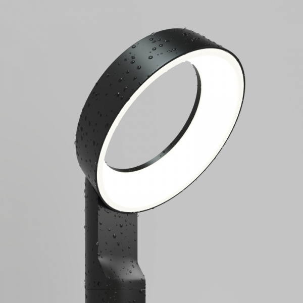 DK9718-BK Ландшафтный светодиодный уличный светильник SANVIK, IP65, 12 Вт, 3000К, черный, алюминий