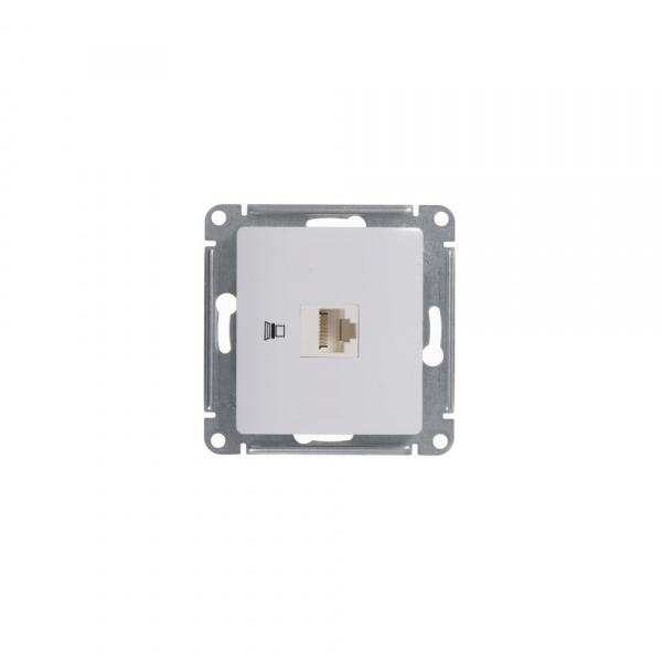 SE Glossa Бел Розетка компьютерная RJ45 кат.5E