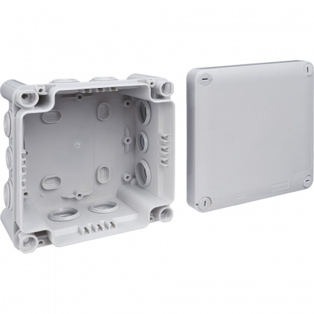 Legrand Plexo Серый Коробка распределительная, 10 выводов,IP55 130х130х74