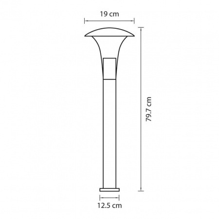 Уличный светодиодный светильник Lightstar Arroto 378737