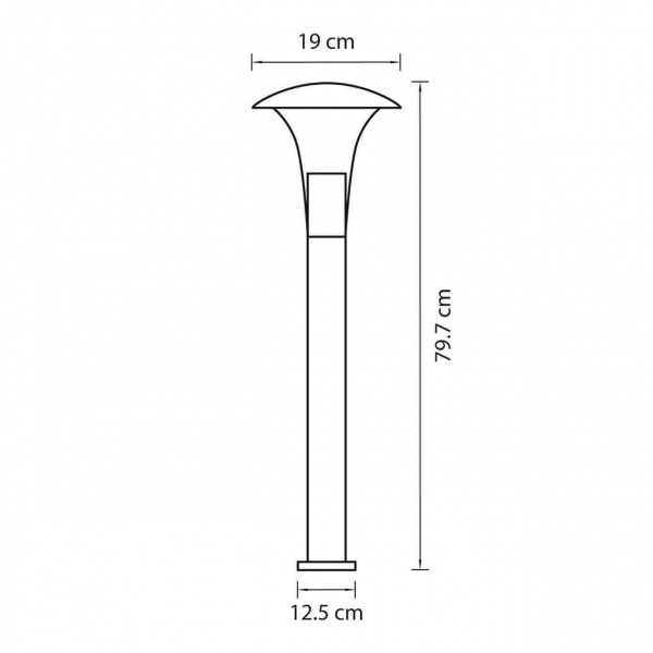 Уличный светодиодный светильник Lightstar Arroto 378737
