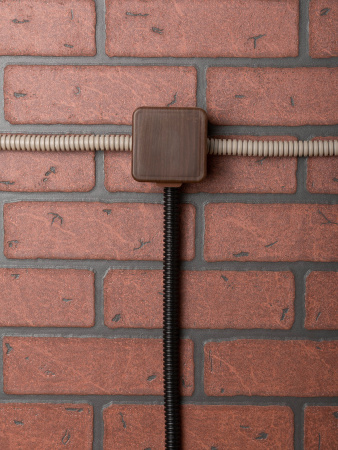 EKF PROxima Коробка распаячная КМР-030-037 пылевлагозащищенная без мембранных вводов (65х65х50) тёмное дерево