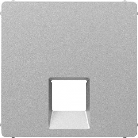 Legrand Valena LIFE Алюм Накладка розетки ТЛФ/комп 1-ой