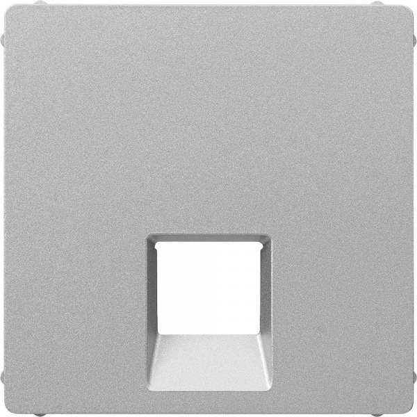 Legrand Valena LIFE Алюм Накладка розетки ТЛФ/комп 1-ой