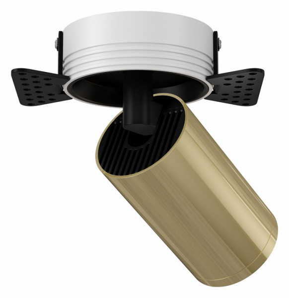 Встраиваемый светильник (Набор) C058CL-1BG(C058CL-01B(1шт.), TRA020-01G(1шт.), DLA048-01W(1шт.)) Maytoni Focus S