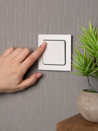 EKF PROxima Стокгольм Белый Выключатель 1-кл, 10А