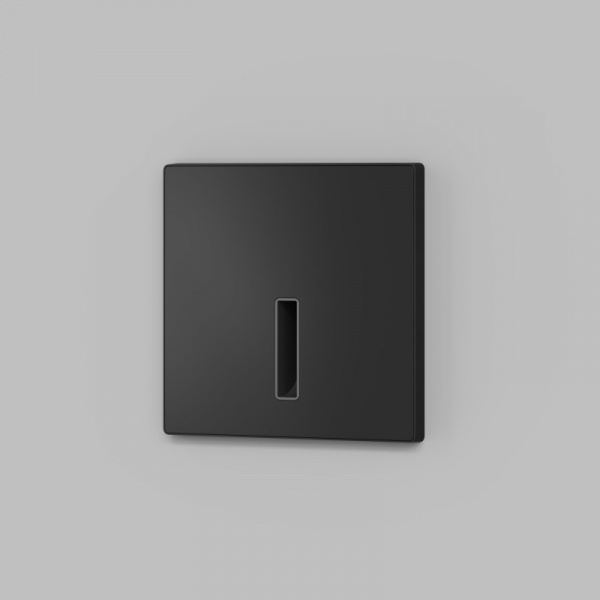 DK1030-BK Светильник встраиваемый в стену, IP 20, LED 3000K, 3 Вт, черный, алюминий