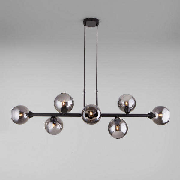 Подвесной светильник с плафонами 70113/8 дымчатый Eurosvet Roger