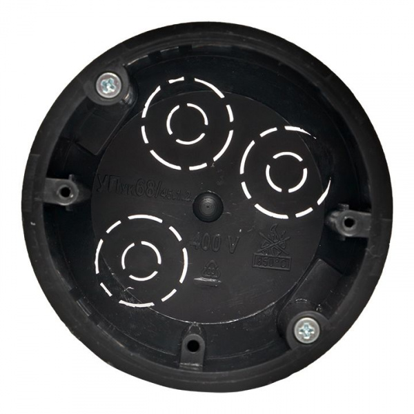 EKF PROxima Коробка универсальная установочная КМП-020-026 с металлическими лапками и крышкой (80х45)