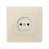 Simon 82 Слоновая кость Накладка розетки 1-ая