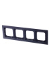 ABB Axcent металл/матовый черный Рамка 4-постовая