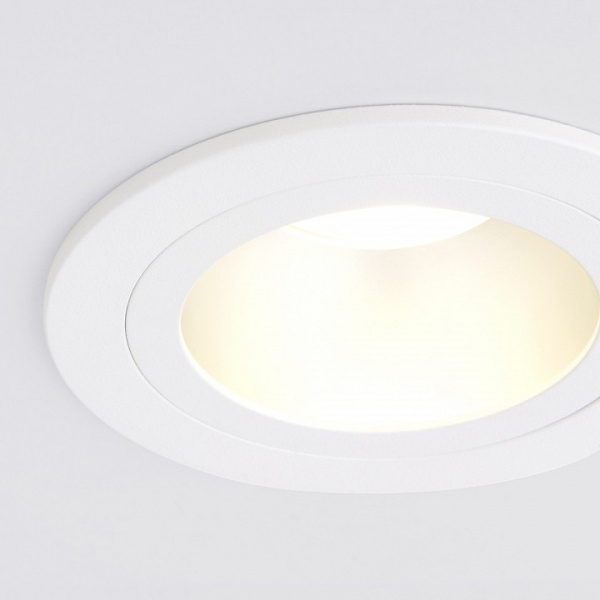 Встраиваемый точечный светильник 122 MR16 серебро/белый Elektrostandard Flood a053353