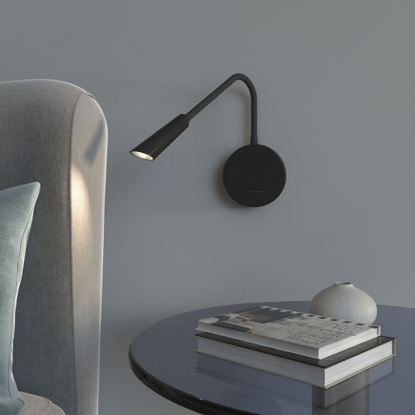 40120/LED Светильник настенный светодиодный Stem черный 3000К 40120/LED черный Elektrostandard Stem a063704