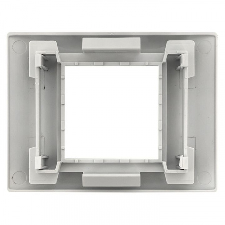 EKF PROxima Рамка+суппорт на 2 модуля (1 пост) для парапетного кабельного канала C-Line