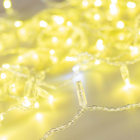 Arlight Светодиодная гирлянда ARD-STRING-CLASSIC-10000-CLEAR-100LED-FLASH Gold (230V, 7W) (Ardecoled, IP65)