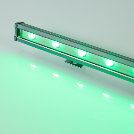 Arlight Светодиодный прожектор AR-LINE-1000L-48W-24V RGB-Warm3000 (Grey, 15x45 deg, DMX512) (Закрытый)