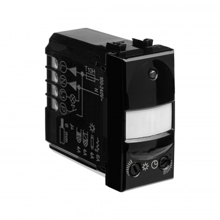 DKC Avanti Черный квадрат Датчик движения 16A 1 модуль