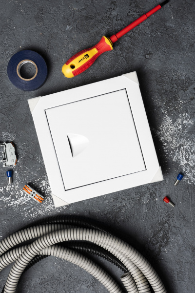 EKF Basic Люк ревизионный металл 150х150 (ШхВ внутр.)