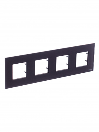 ABB NIE Zenit Стекло кофейное Рамка 4-я 2+2+2+2 мод