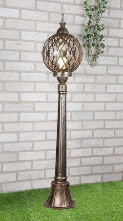 Sirius F черное золото уличный светильник на столбе IP44 Sirius F Elektrostandard Sirius a026100