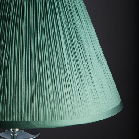 Торшер классический с абажуром 009/1T зеленый Eurosvet Majorka