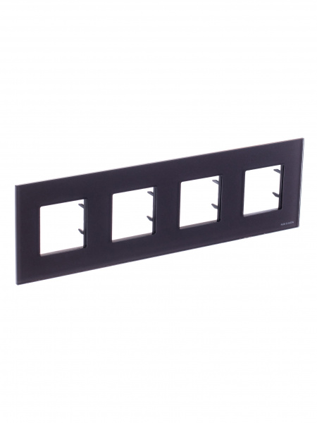 ABB NIE Zenit Стекло кофейное Рамка 4-я 2+2+2+2 мод