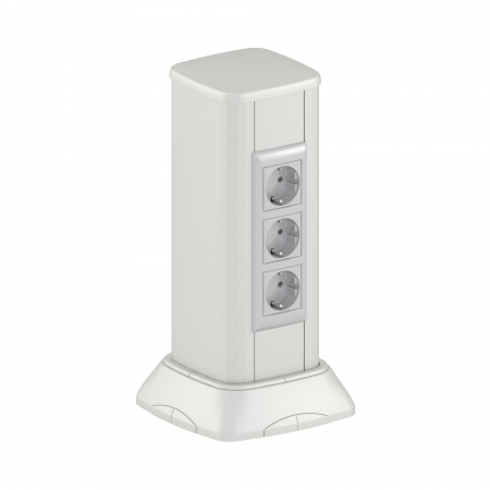 DKC Миниколонна алюминиевая 0,35 м, цвет светло-серебристый металлик