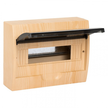 EKF PROxima Щит распределительный навесной ЩРН-П-12 светлое дерево IP41