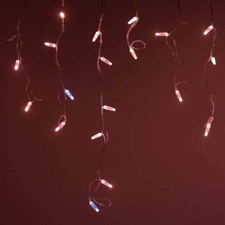 Arlight Светодиодная гирлянда ARD-EDGE-CLASSIC-2400x600-CLEAR-88LED-FLASH Rose Gold (230V, 6W) (Ardecoled, IP65)