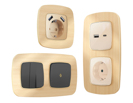 Рамка OMEGA Radian (Шампань Металл шлифованный) 3-ая OF580303