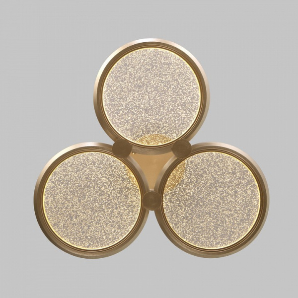 Подвесной светодиодный светильник 90034/3 золото Eurosvet Crespella