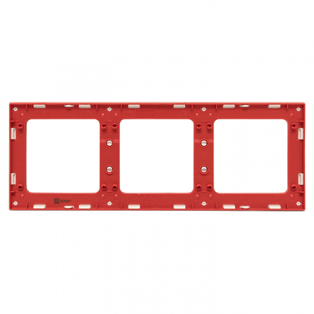 EKF PROxima Стокгольм Белый Линия красная Рамка 3-ая